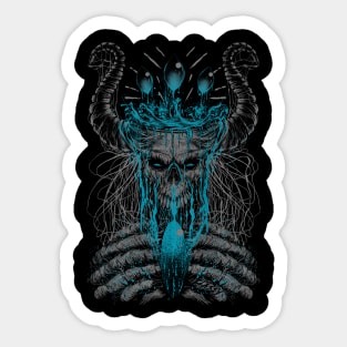 Design "Dark Aquarius" Blue Sticker